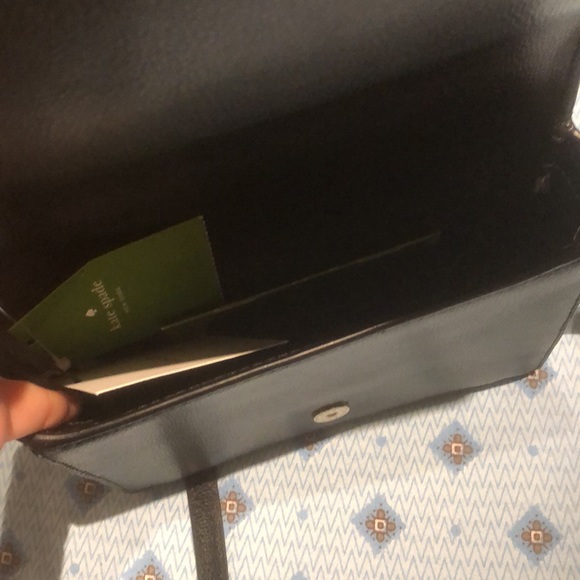 Kate Spade Sparkly Black Clutch Crossbody - Picture 3 of 4